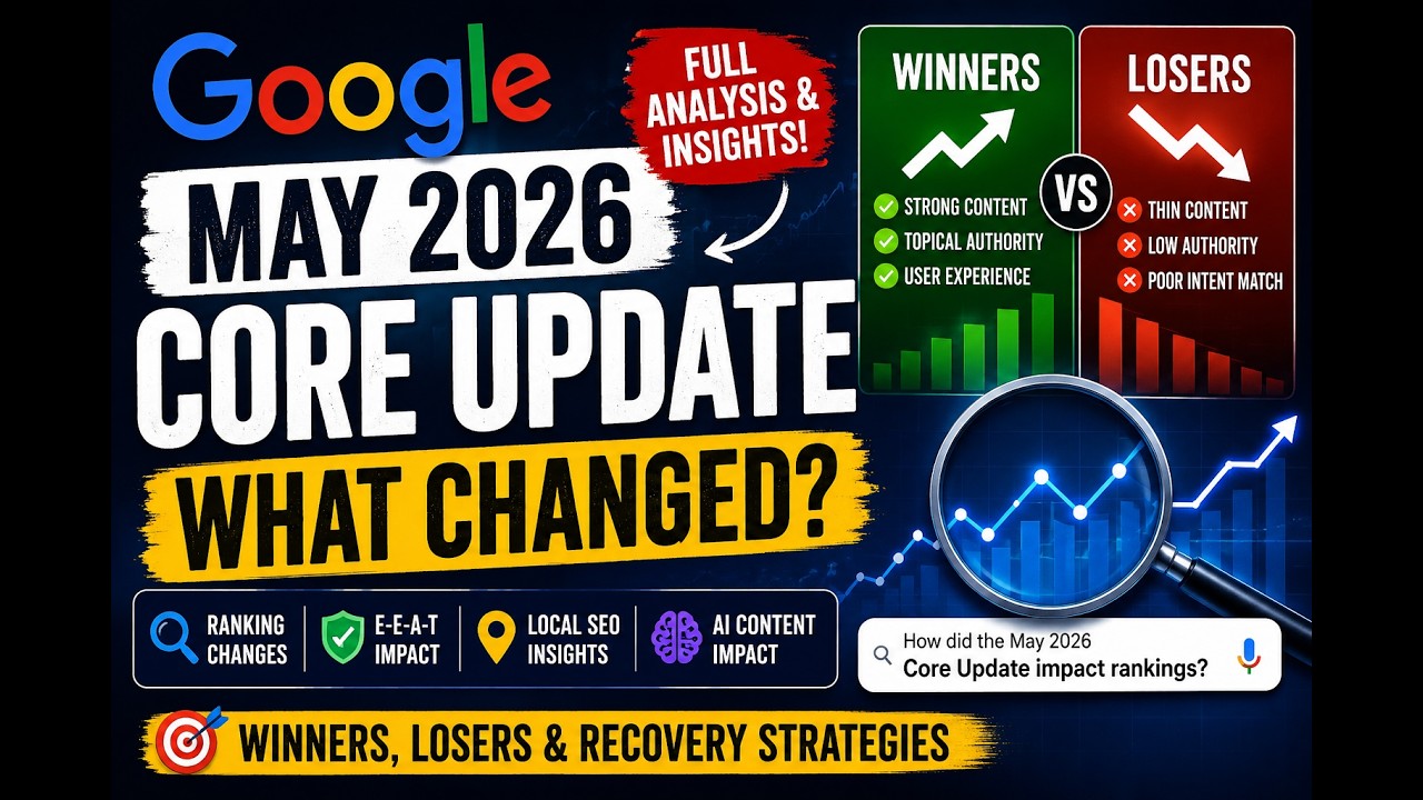 Google May 2026 Core Update: Winners, Losers & What Changed