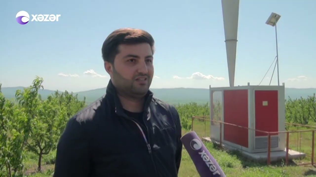 Şəkidə meyvə bağlarını doludan qorumaq üçün top quraşdırılıb