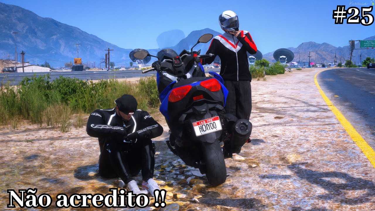GTA 5 VIDA REAL | QUASE FIQUEI SEM MINHA MOTO NOVO - #25 T3