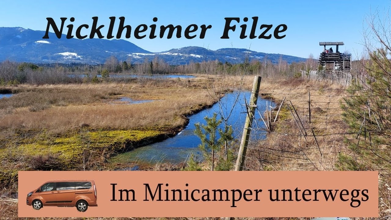 Nicklheimer Filze - mit dem Minicamper unterwegs.