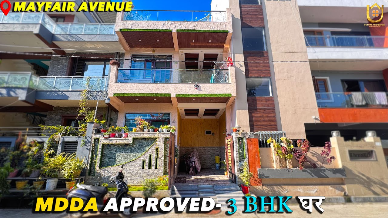 देहरादून की Mdda Approved Colony में 3BHK  घर बिकाऊ - Park, Mandir, Club House Facility