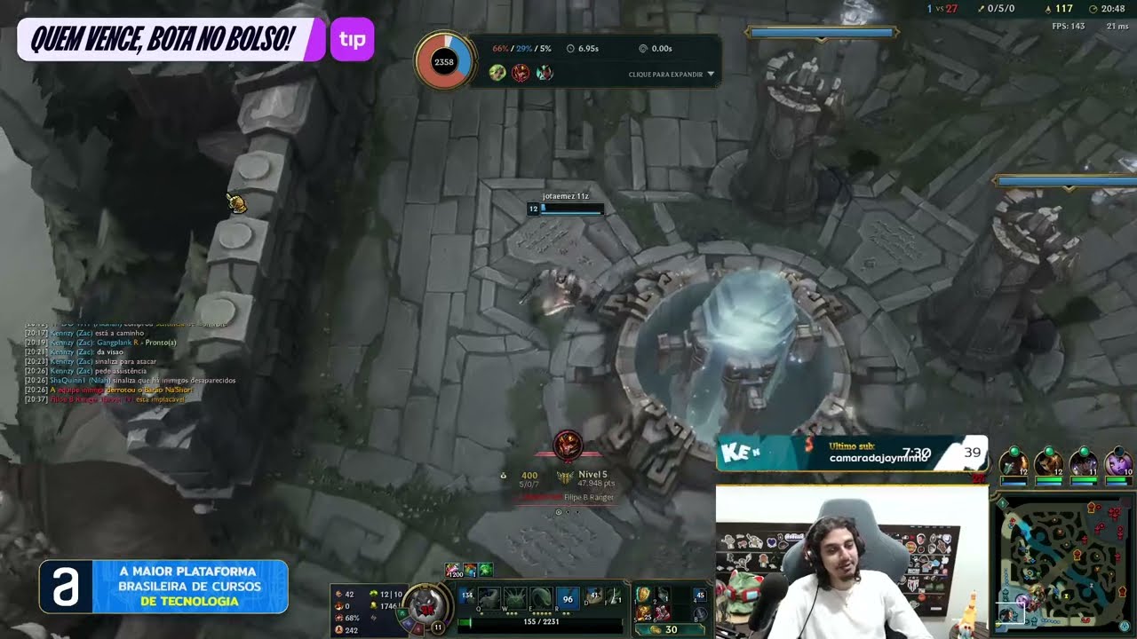 KENNZY EM KILL N&Atilde;O GANHA GAME 🤣🤣🤣 #kennzy #kennzylol