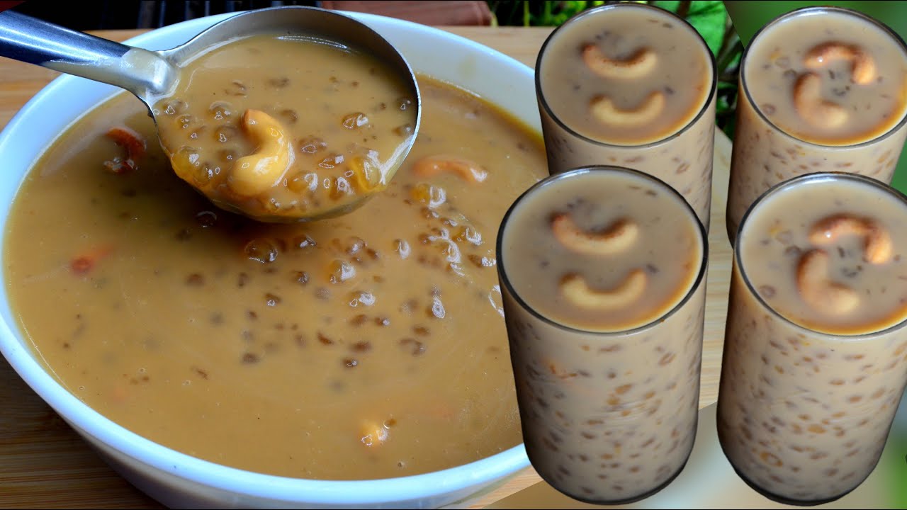 ചൗവരി പായസം | Sago Payasam Using Jaggery Recipe - Chowari Payasam | Sabudana Kheer