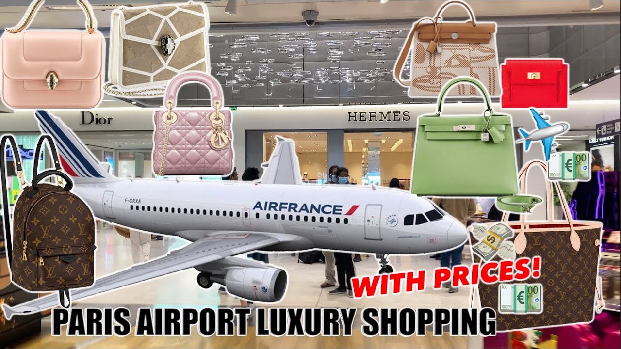 ✈️CDG PARIS AIRPORT SHOPPING VLOG ✈ LOUIS VUITTON ✈ HERMES ✈ DIOR ✈ BVLGARI & MORE Charles de Gaulle