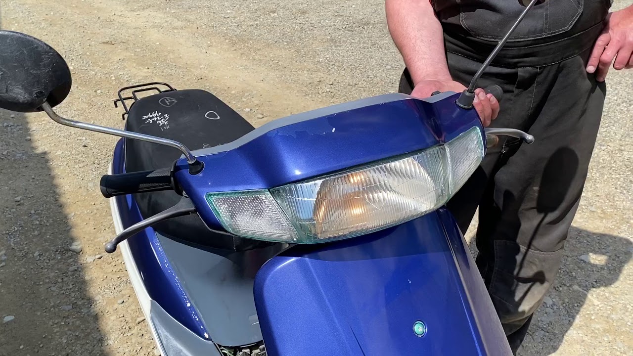 Видео запуска Honda TACT AF 24