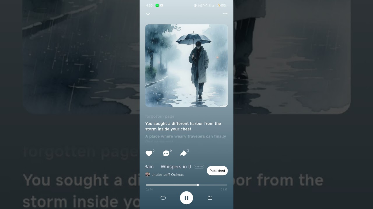 Whispers in the rain