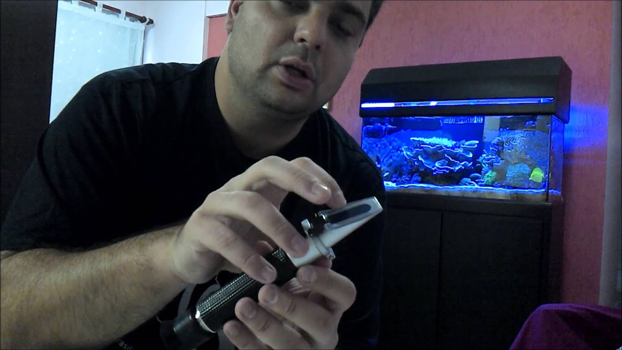 Fórum Brasil Reef  Refratometro  como usar e regular