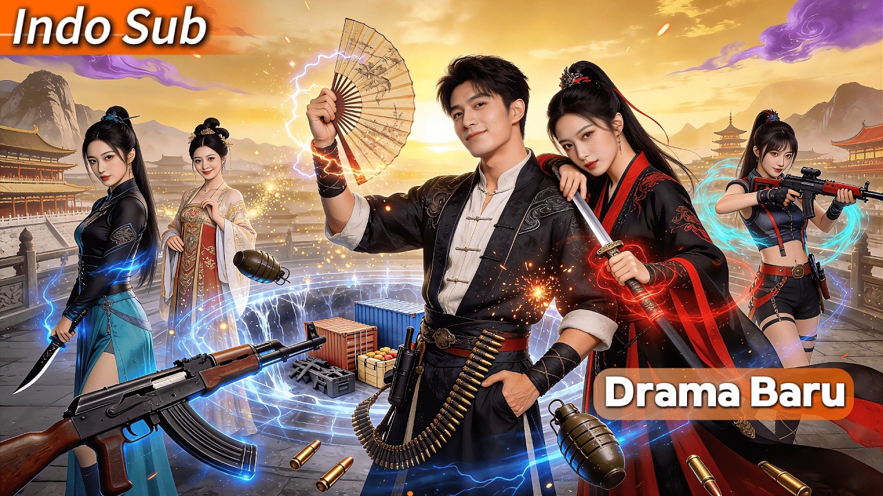 Pria modern terjebak di kerajaan! Dengan Senjata Modern, Ia Menjadi Suami Ratu Cantik!#cdrama #film