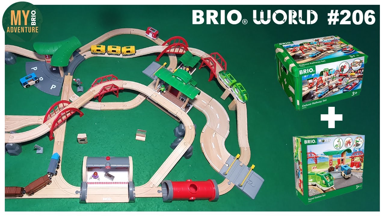 BRIO Deluxe Set + Travel Station Set - NEW Layout! [206]