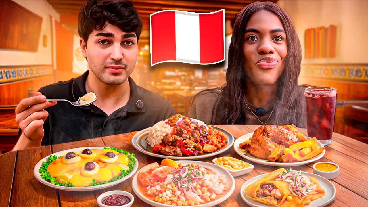 provando COMIDAS de um restaurante PERUANO!