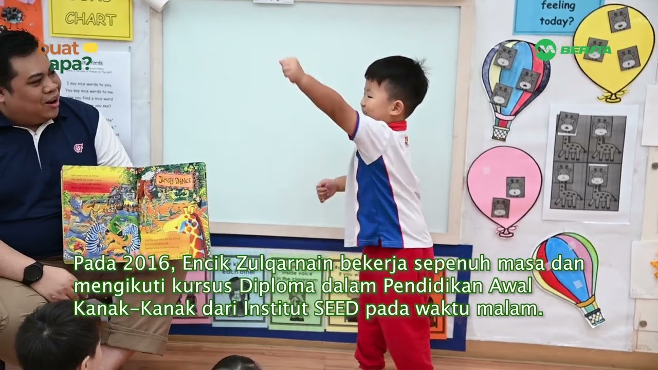 Buat Apa Tu? | Galakkan kaum Adam berani ceburi kerjaya sebagai guru tadika.