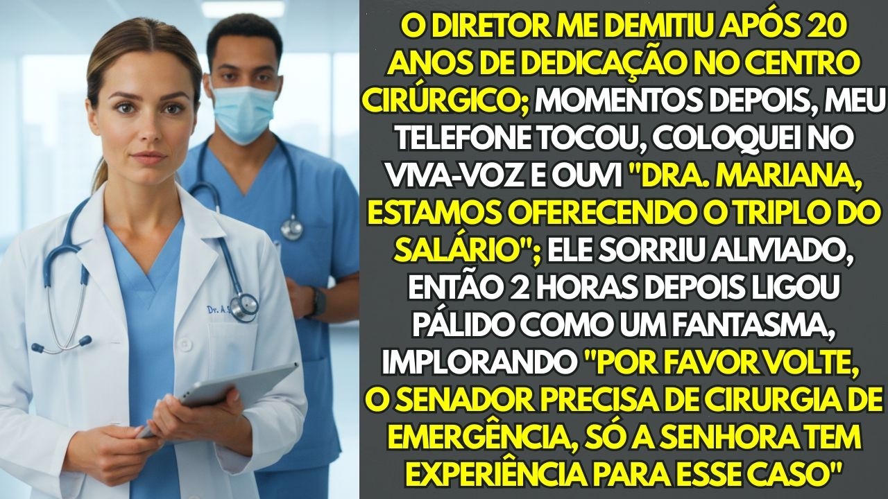 Após 20 Anos Salvando Vidas, Me Chamaram De 