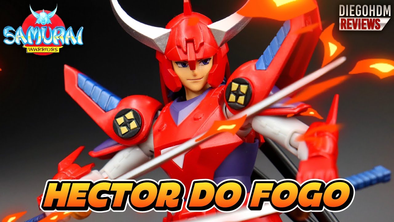 SAMURAI WARRIORS Hector do Fogo Great Toys Ryo Sanada Samurai Troopers Unboxing e Review