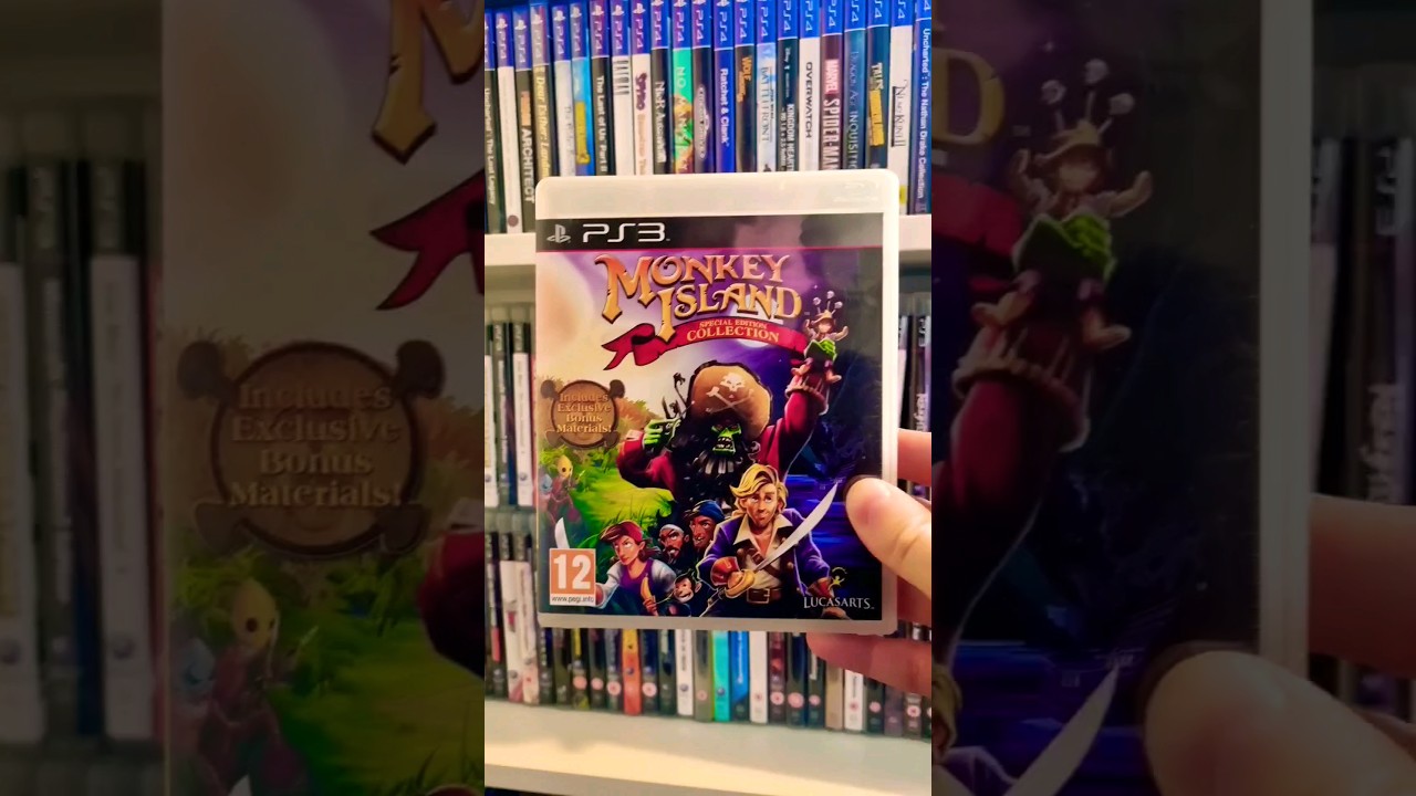 The Monkey Island Collection - PlayStation 3 #retrogaming #gamecollection