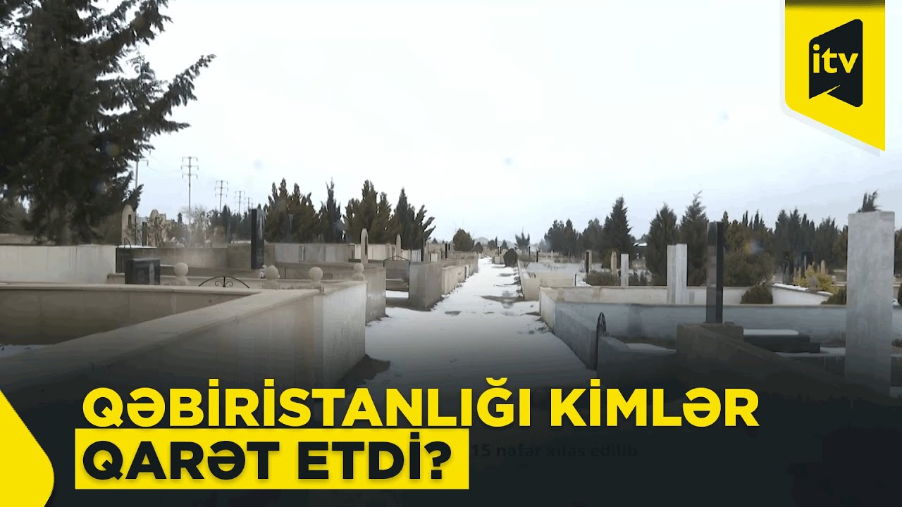 Pirşağı qəbiristanlığında sinə daşları və güldanlar oğurlanıb