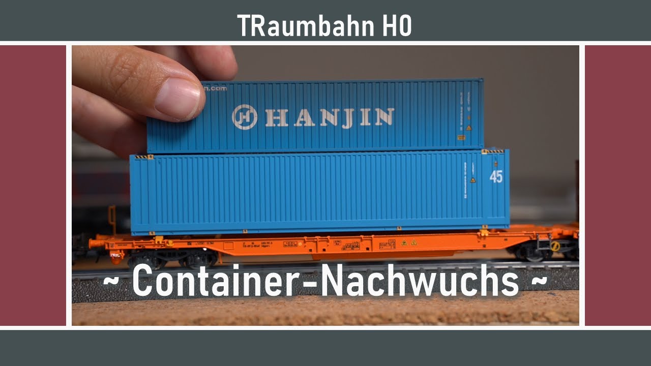 Container-Nachwuchs - Vorstellung Märklin 47580 (Unboxing) und Vergleich mit Roco 77360 - 027