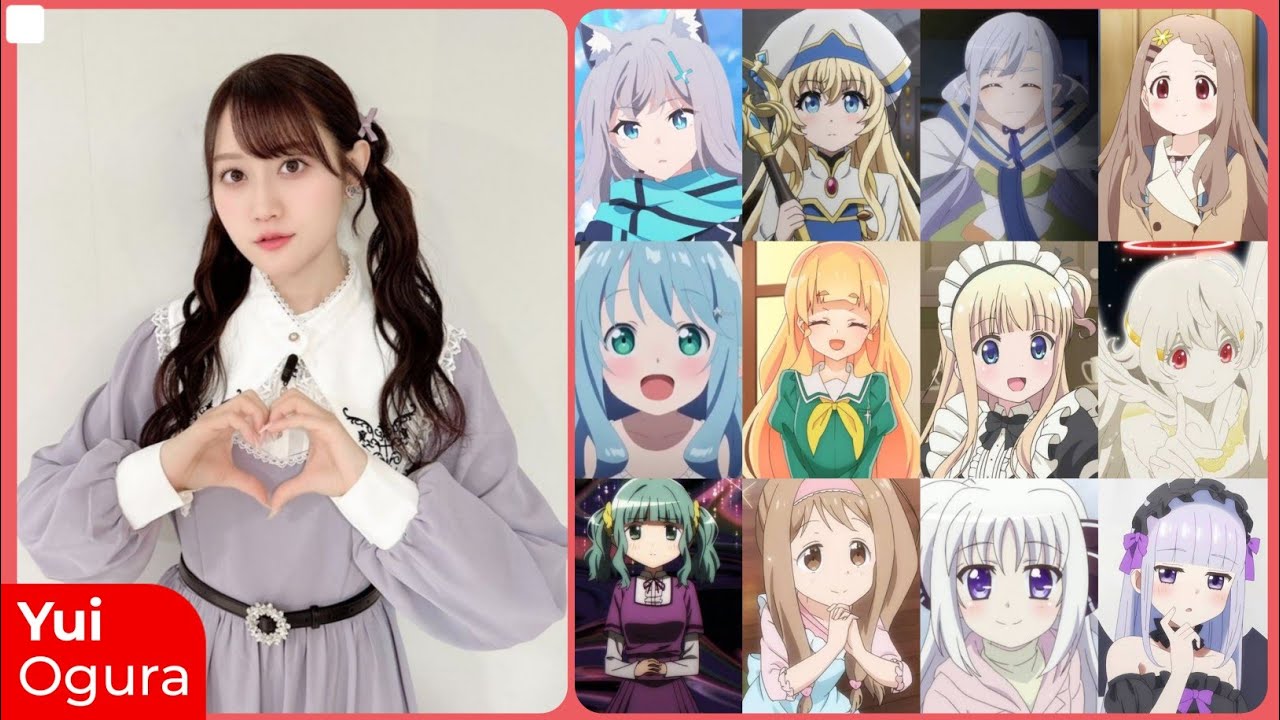 Yui Ogura [小倉 唯] Top Same Voice Characters Roles