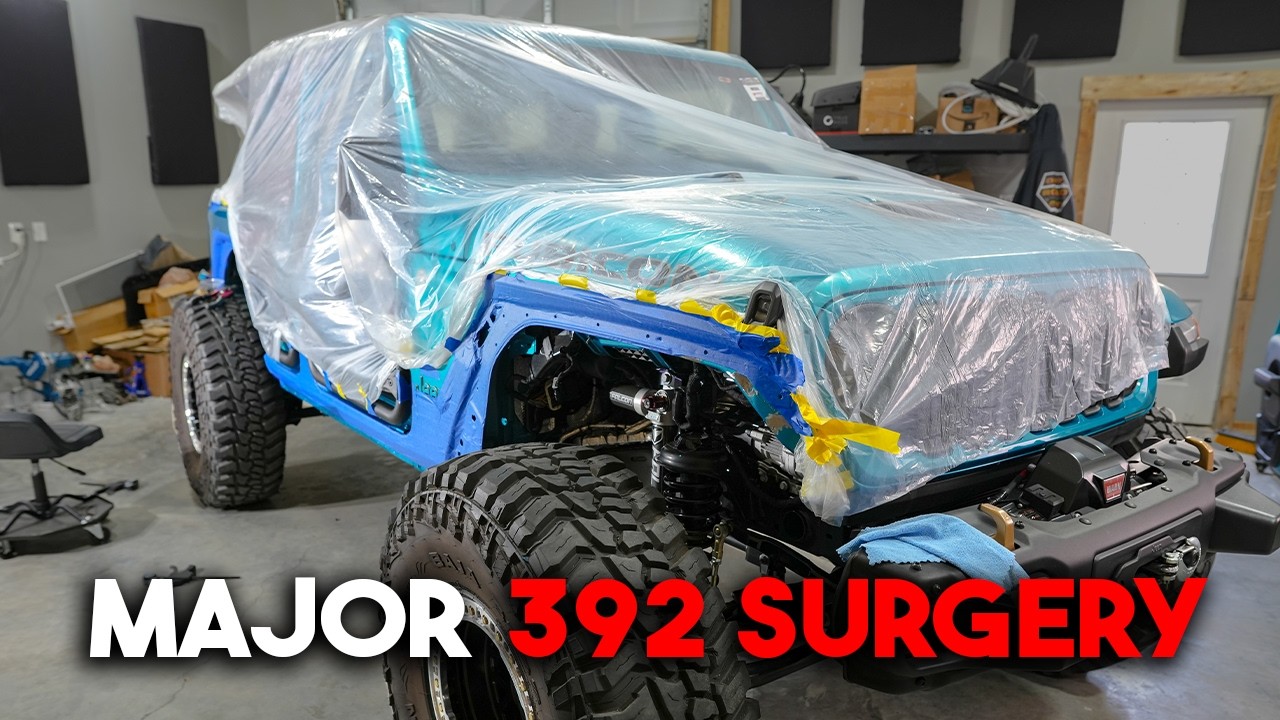 Major Surgery on our 2024 Jeep Wrangler 392