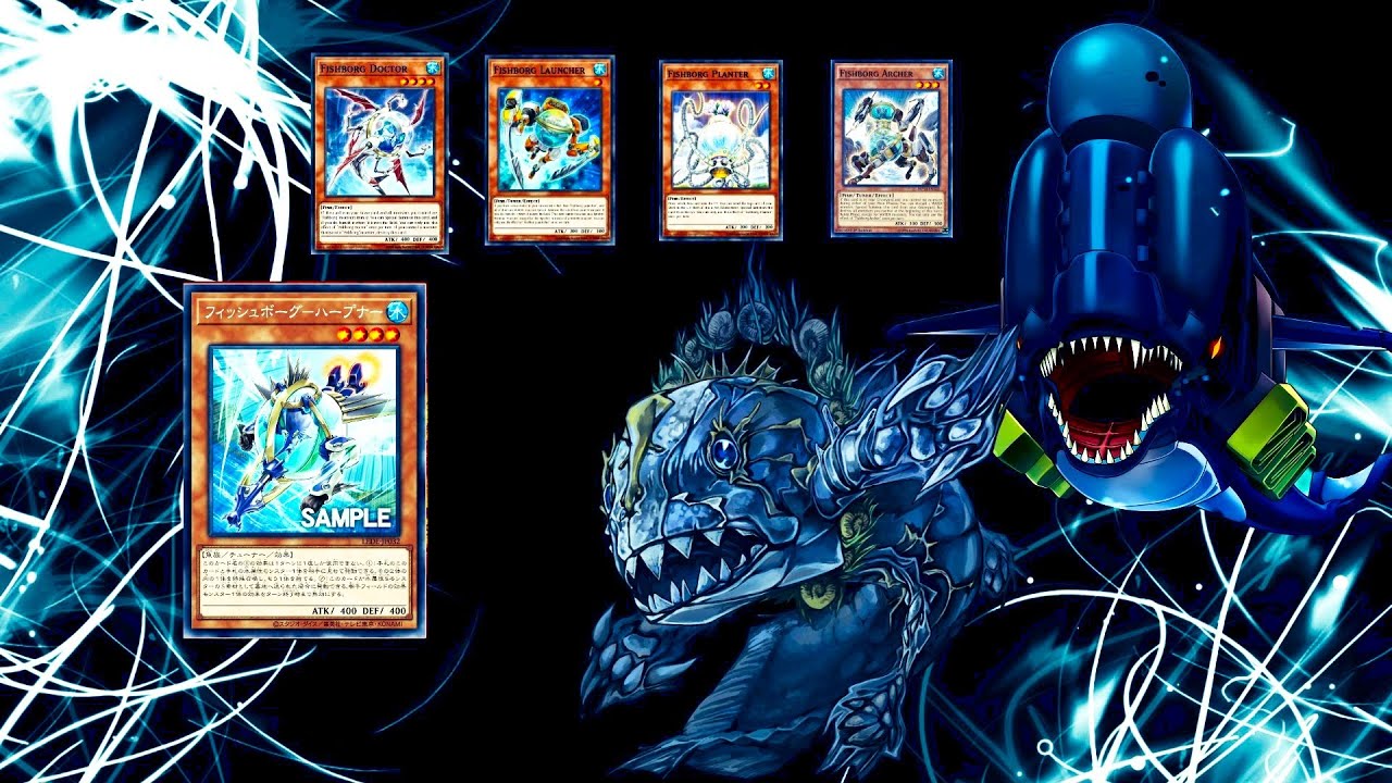 (YGOPRO) all Fishborg,big whale,superancient deepsea king coelacanth deck,(LEDE)
