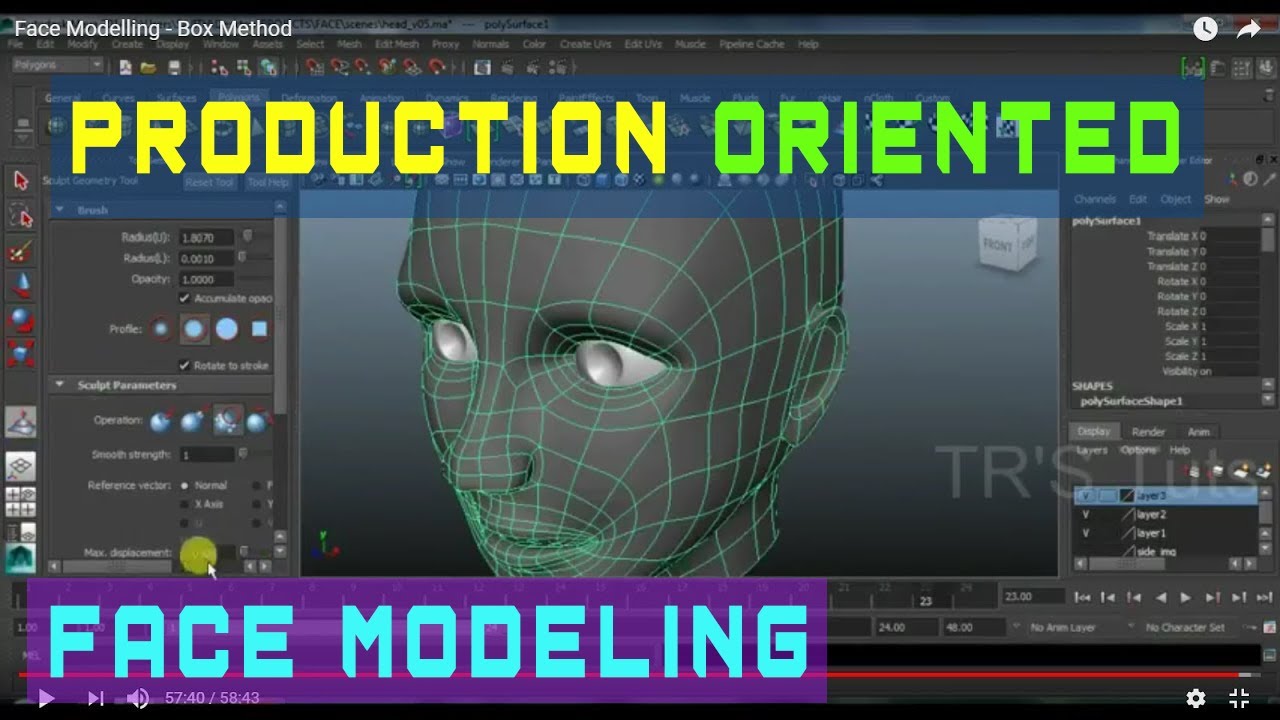 Face Modelling - Box Method - Quick Way to Model Face