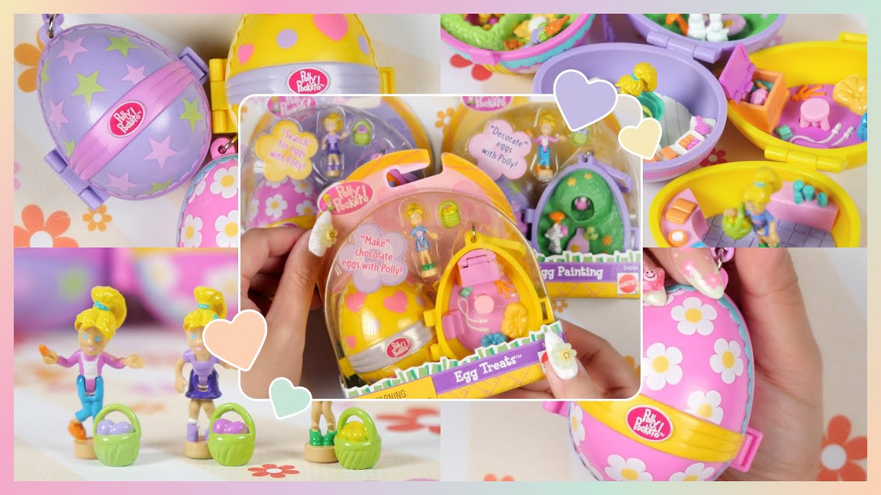 ✨SHOWCASE✨ Vintage Polly Pocket Easter Eggs: Egg Hunt, Egg Painting, Egg Treats (2001)