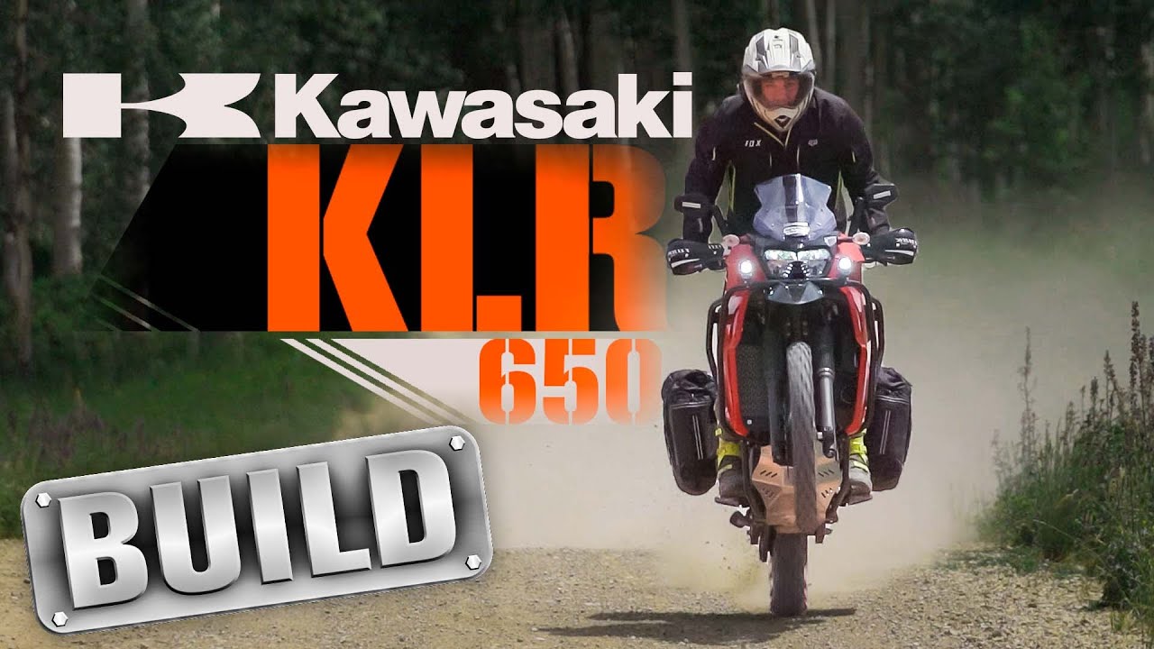Сборка мотоцикла Kawasaki KLR650 Adventure 2022 года