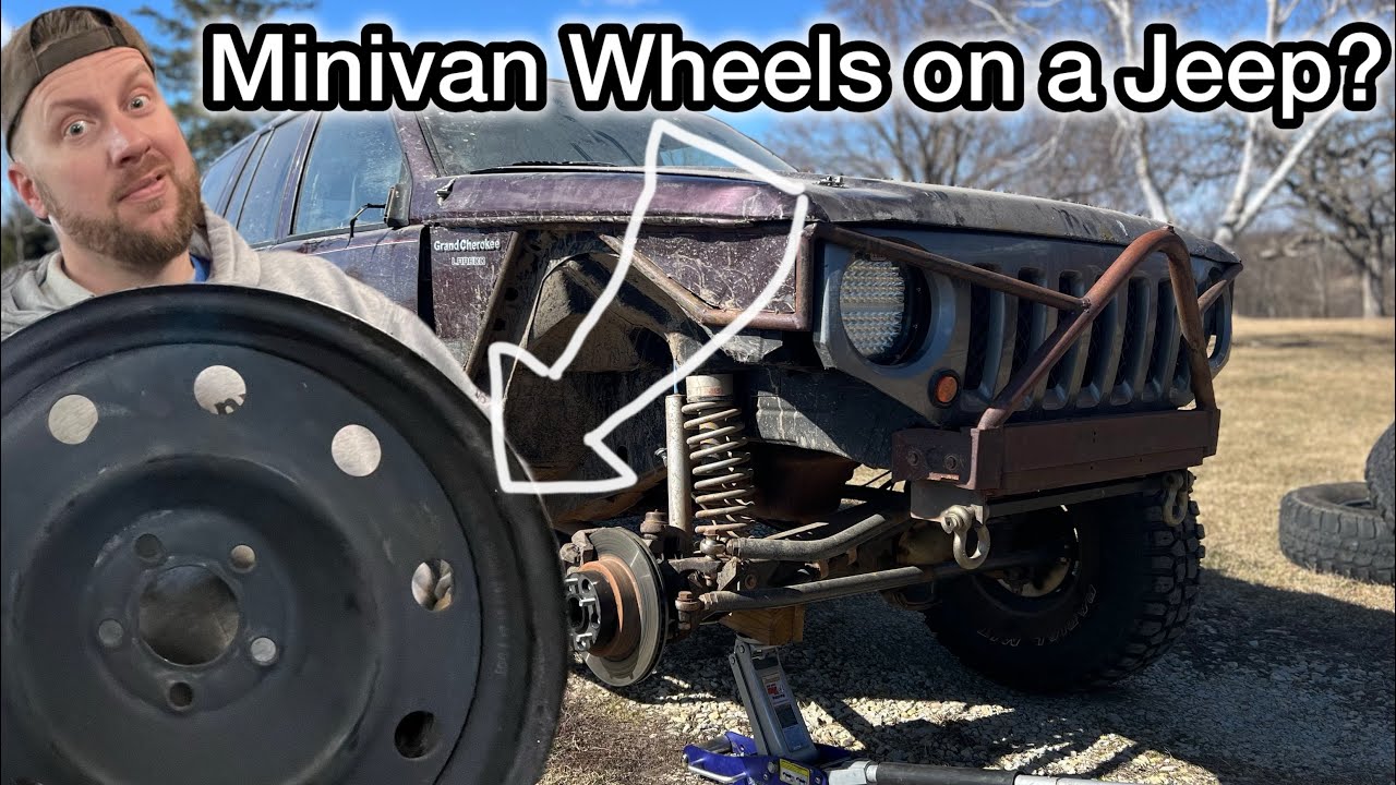 Will It Work? Front Wheel Drive Wheels on a JEEP!! #jeep #offroad #thegoldyproject