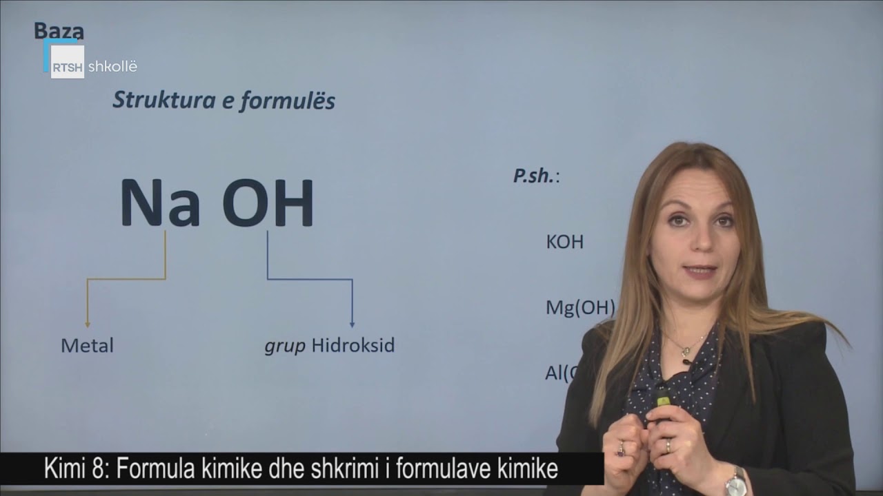 Kimi 8 - Formula kimike dhe shkrimi i formulave kimike