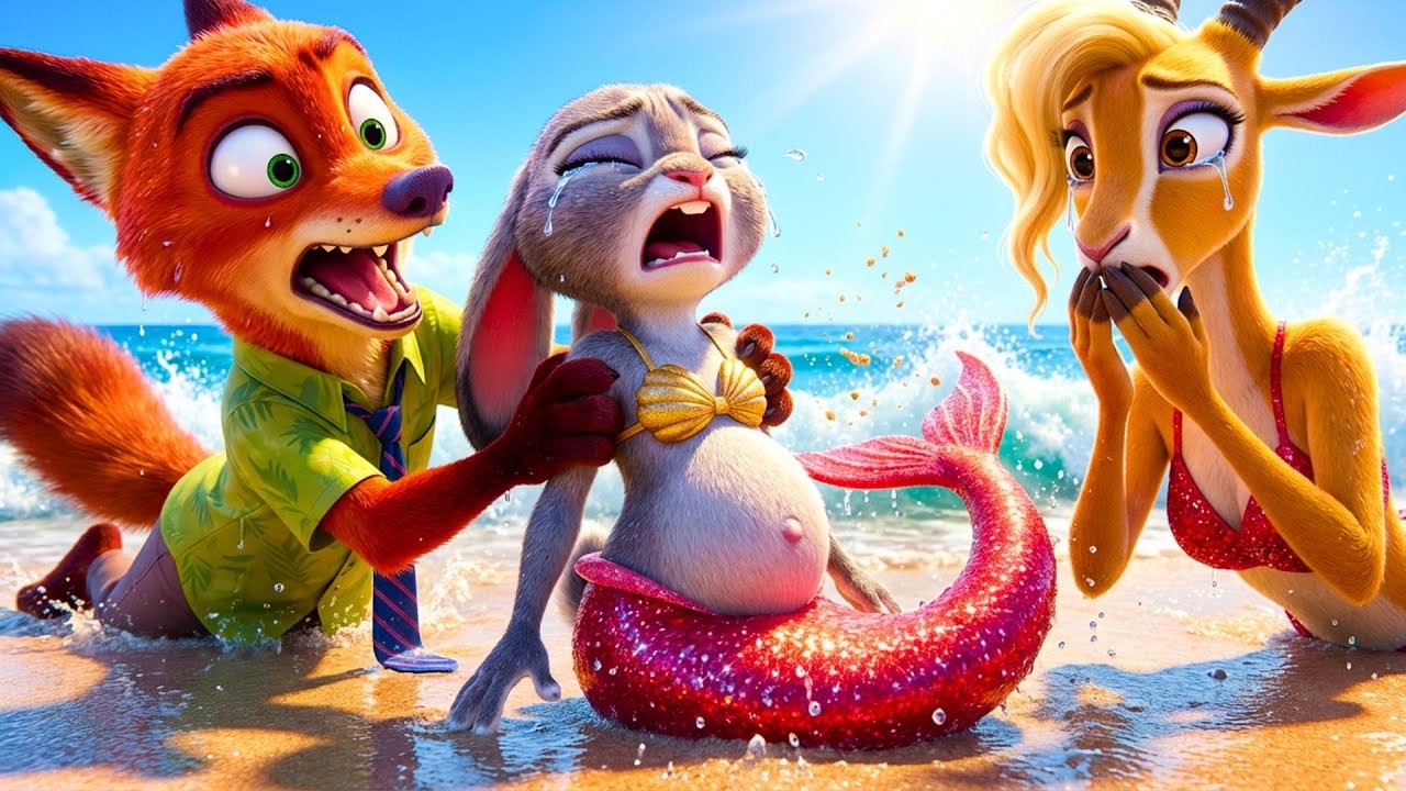 Rescuing Mermaid Judy on the Beach | The Price to Save Her: $1,000,000 | Zootopia 2
