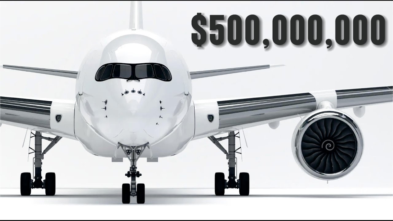 Внутри самолета AIRBUS ACJ350 стоимостью 500 миллионов долларов: идеальный частный самолет.