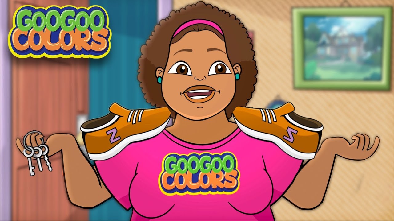 Mom Put On your Shoes! (Goo Goo Colors Pretend Play Cartoons)