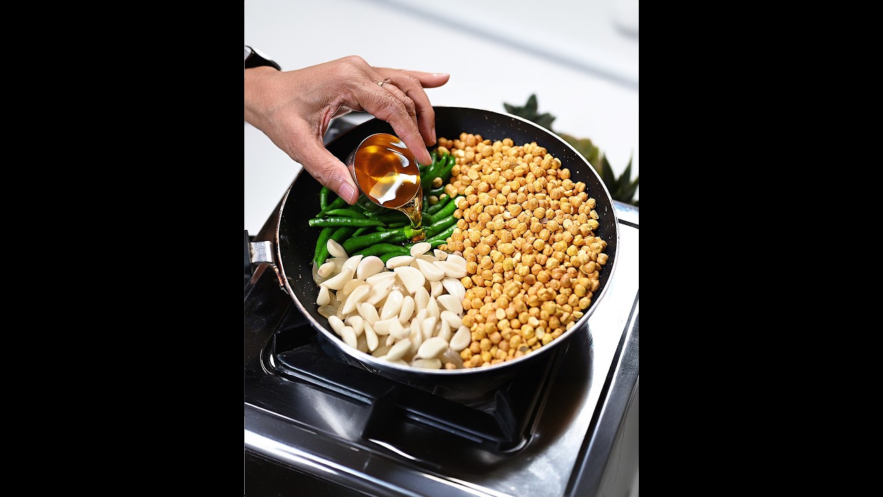 सुबह का नाश्ता या टिफिन के लिये 5min में काले चने का ये मसालेदार नाश्ता होगा तैयार​ #nashtarecipe