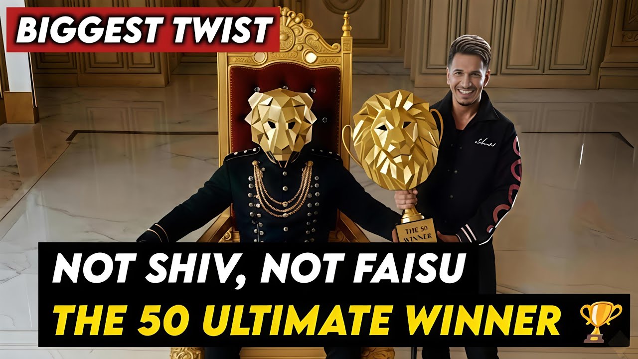 The 50 Grand Finale Ultimate Winner 🏆 | Not Shiv Not Faisu Not Rajat Who Is Real Winner?