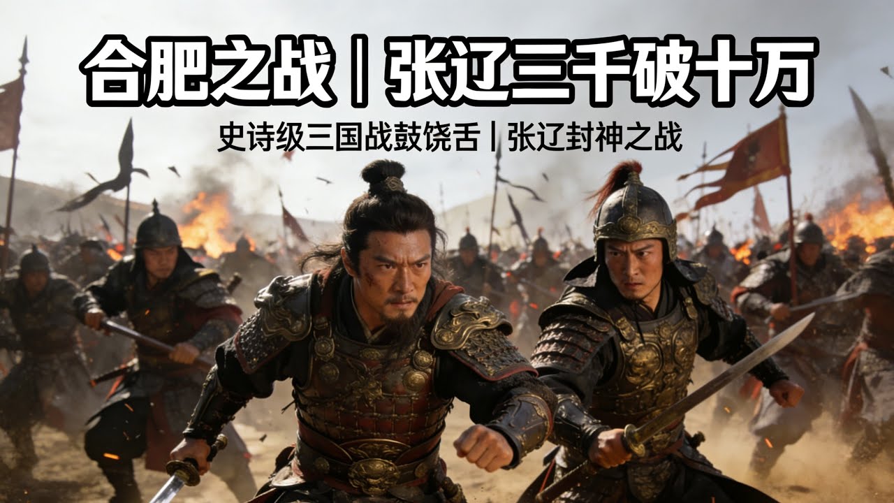 合肥之戰 | 張遼三千破十萬｜史詩級三國戰鼓饒舌 | 張遼封神之戰 