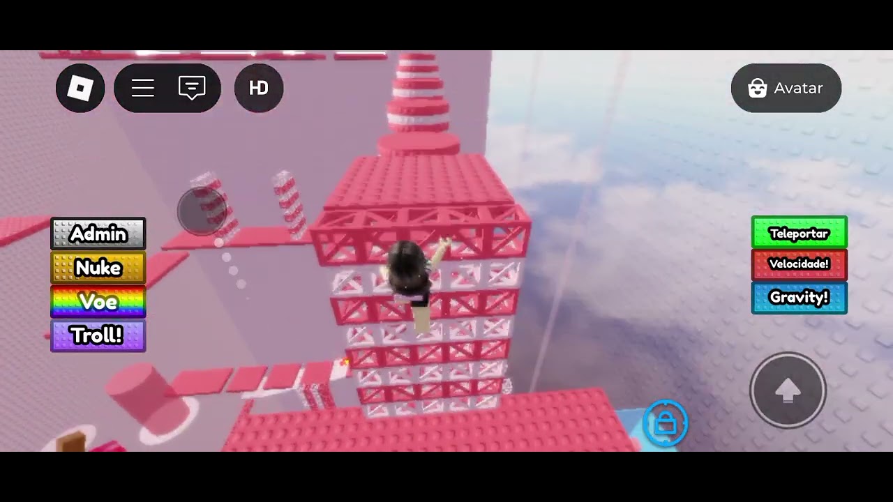 Parkour no Roblox 💜🌊