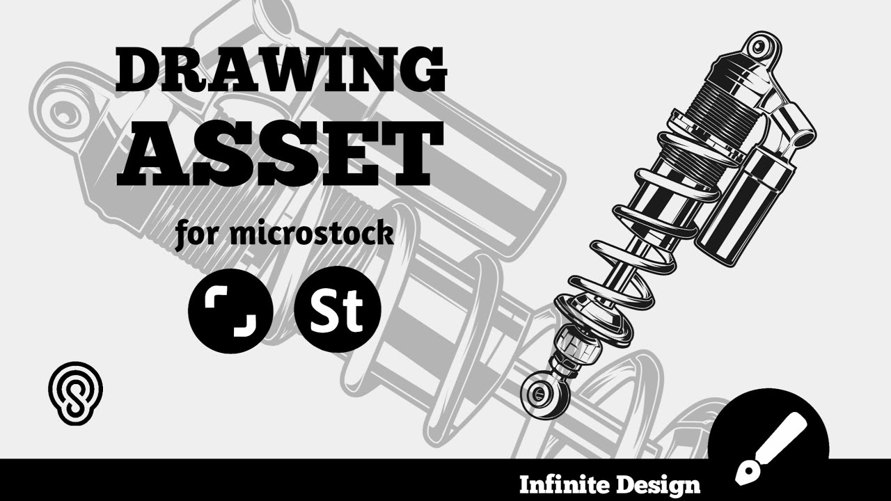 vector speed art with Infinite design | drawing asset for microstock