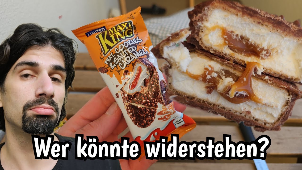 kinder Maxi Kind featuring heftiges Cookie Salted Caramel Gedöns