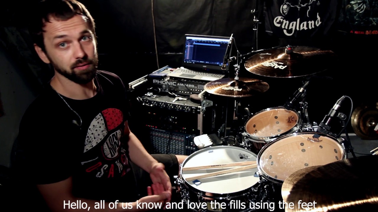 DRUM LESSON - Classic metal fills played in a new way! - (Rus) Eng. sub
