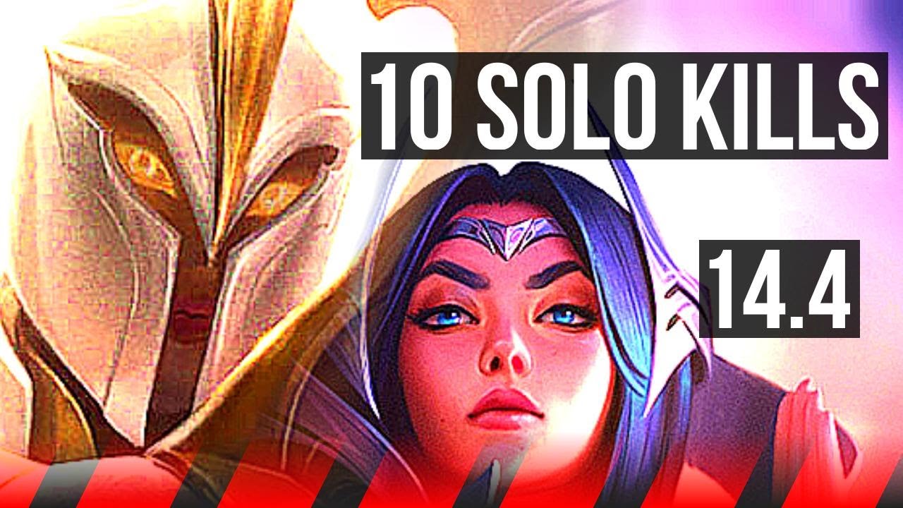 KAYLE vs IRELIA (TOP) | 10 solo kills, 18/3/8, Legendary | TR Master | 14.4