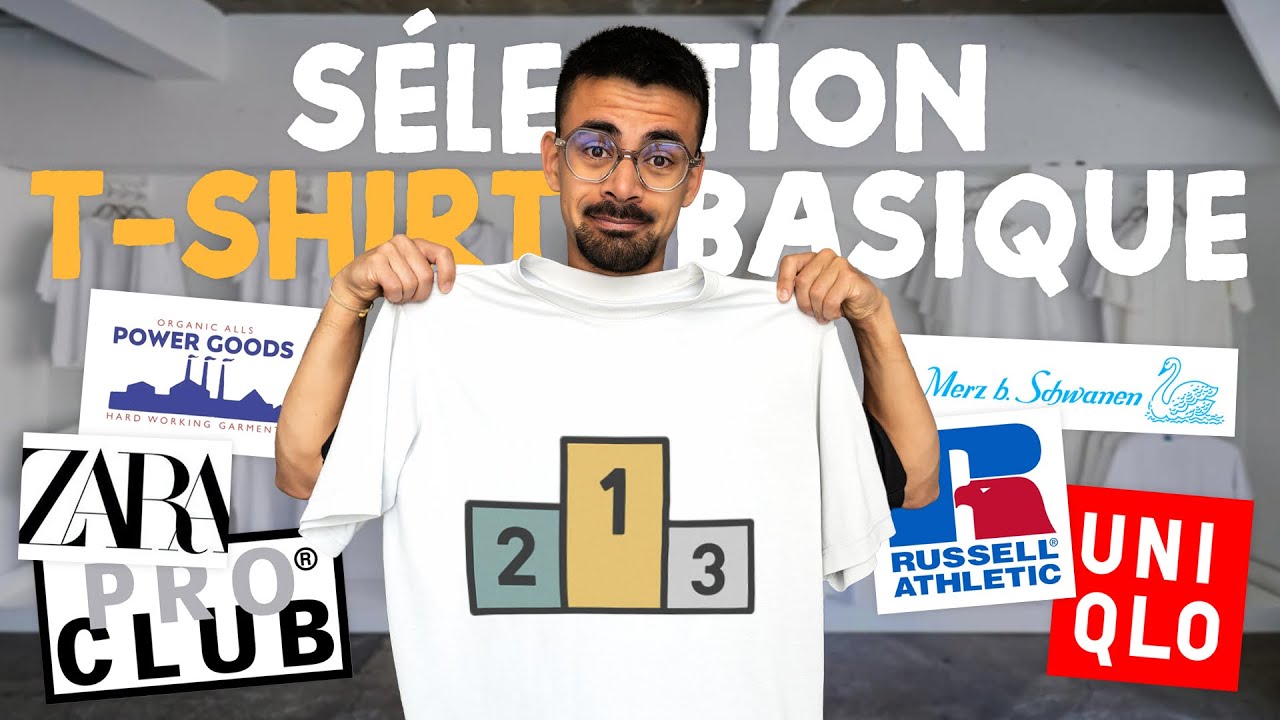Sélection des MEILLEURS T-SHIRTS BASIQUES 2025 (Pro Club, Uniqlo, ASKET, Gildan, Zara ...)