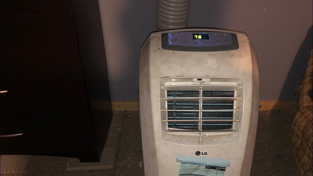 Ac leaking water on floor fix - LG portable air conditioner