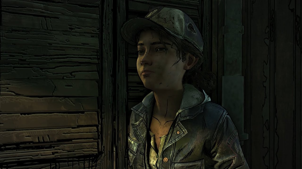 The Walking Dead Season 4 Episode 3 - Lilly Talks about Larry + Clementine Talks about Duck