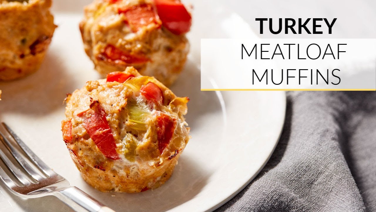 TURKEY MEATLOAF MUFFIN RECIPE | clean & delicious