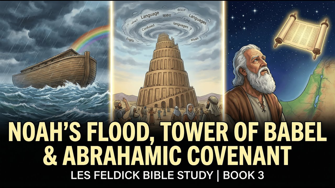 Noah’s Flood, The Tower of Babel & The Abrahamic Covenant | Les Feldick Bible Study Book 3