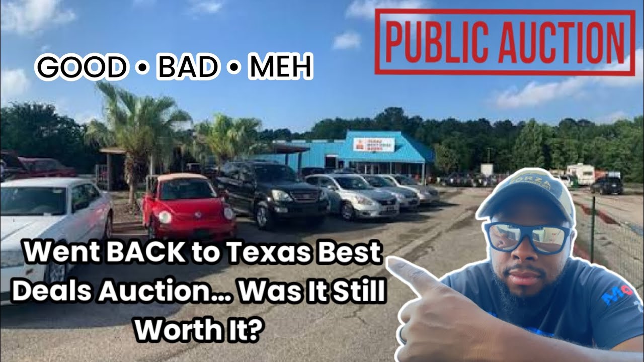 Texas Best Deals Auction Experience: The Secret to Buying Cheap Cars