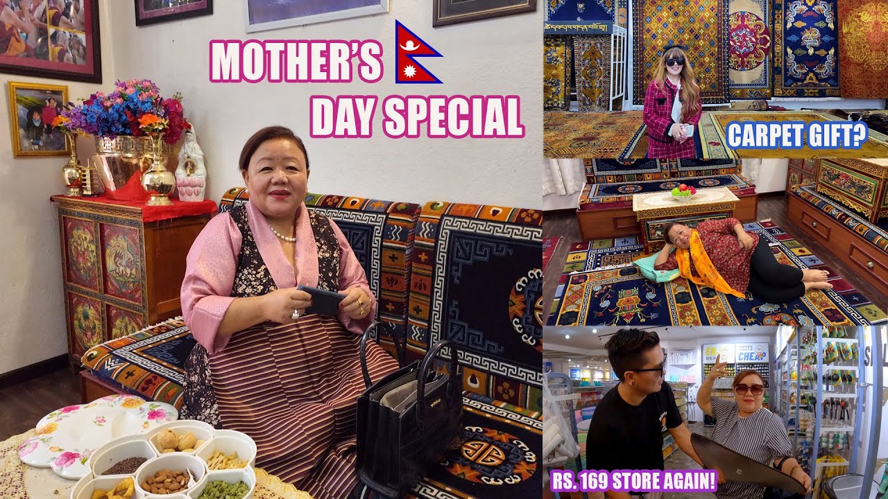 Mother's Day special ll Himalayan Tsultrim Carpet ll Yeshidon Vlogs