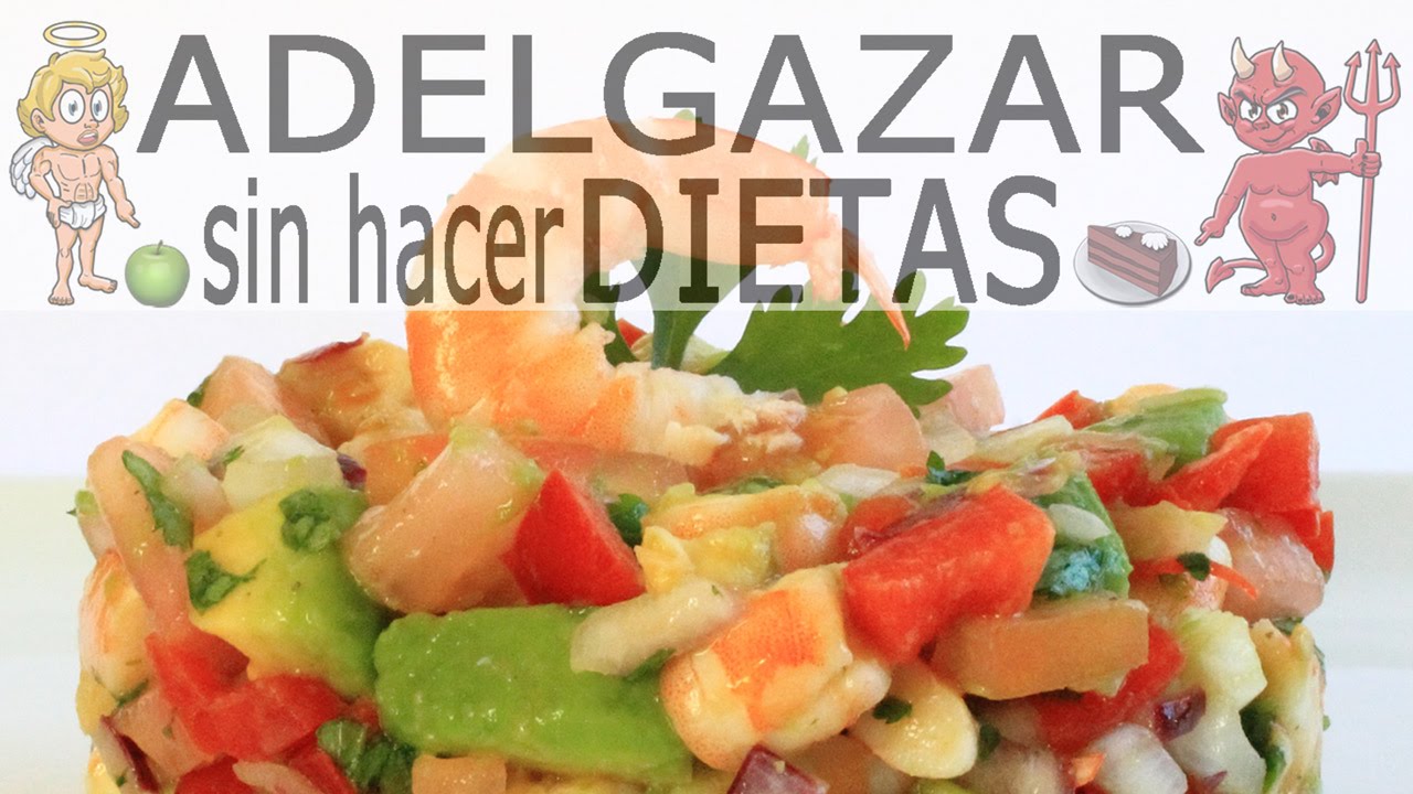 ENSALADA DE CAMARONES O LANGOSTINOS # ADELGAZAR SIN HACER DIETAS