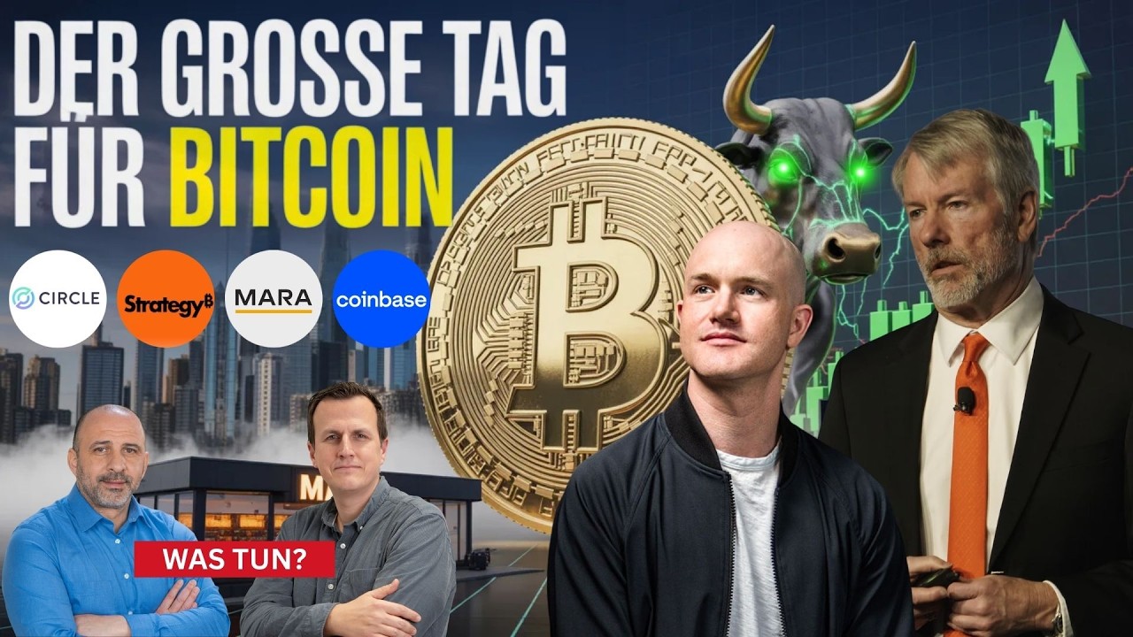 Coinbase - Tag der Wahrheit! | Mara Holdings | Circle | Strategy | Bitcoin | Gold | Silber