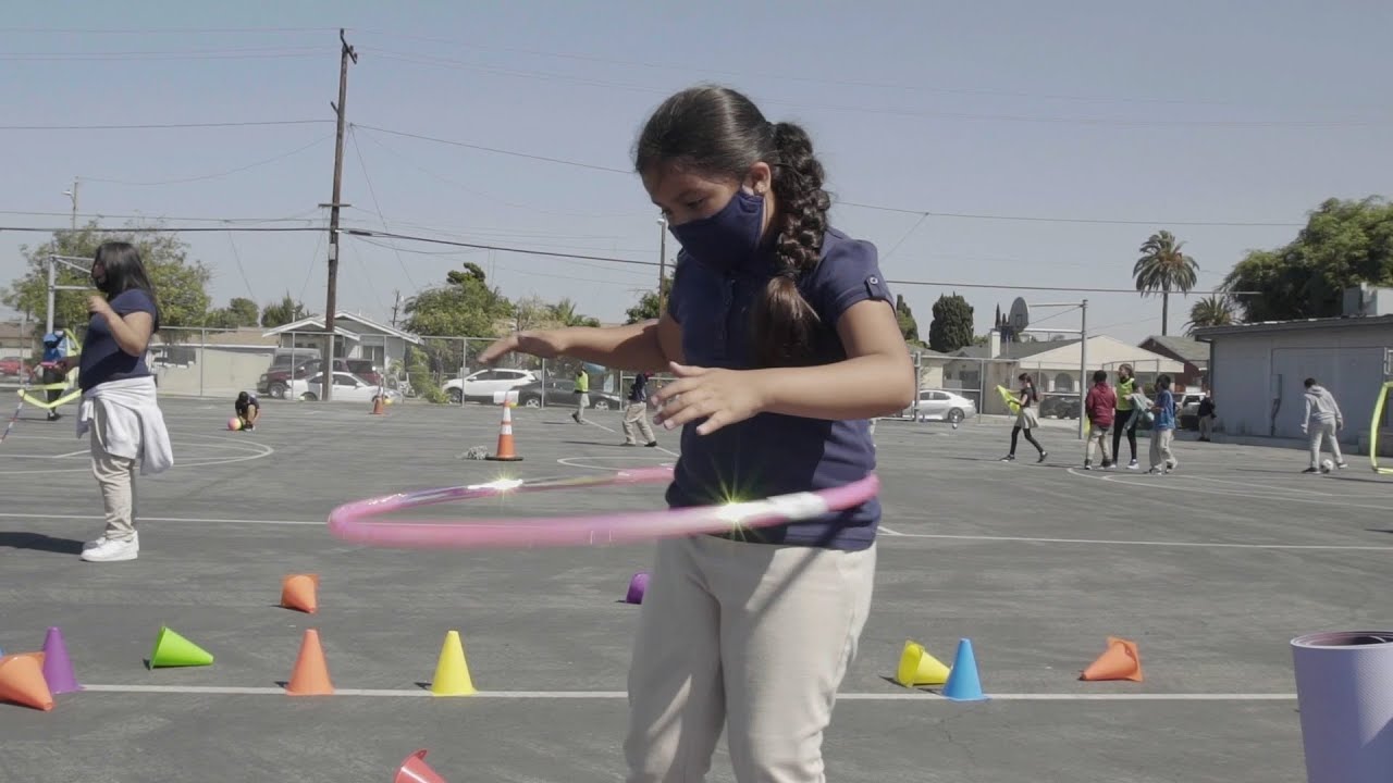 Teaching Students How to Play at Jefferson Elementary School