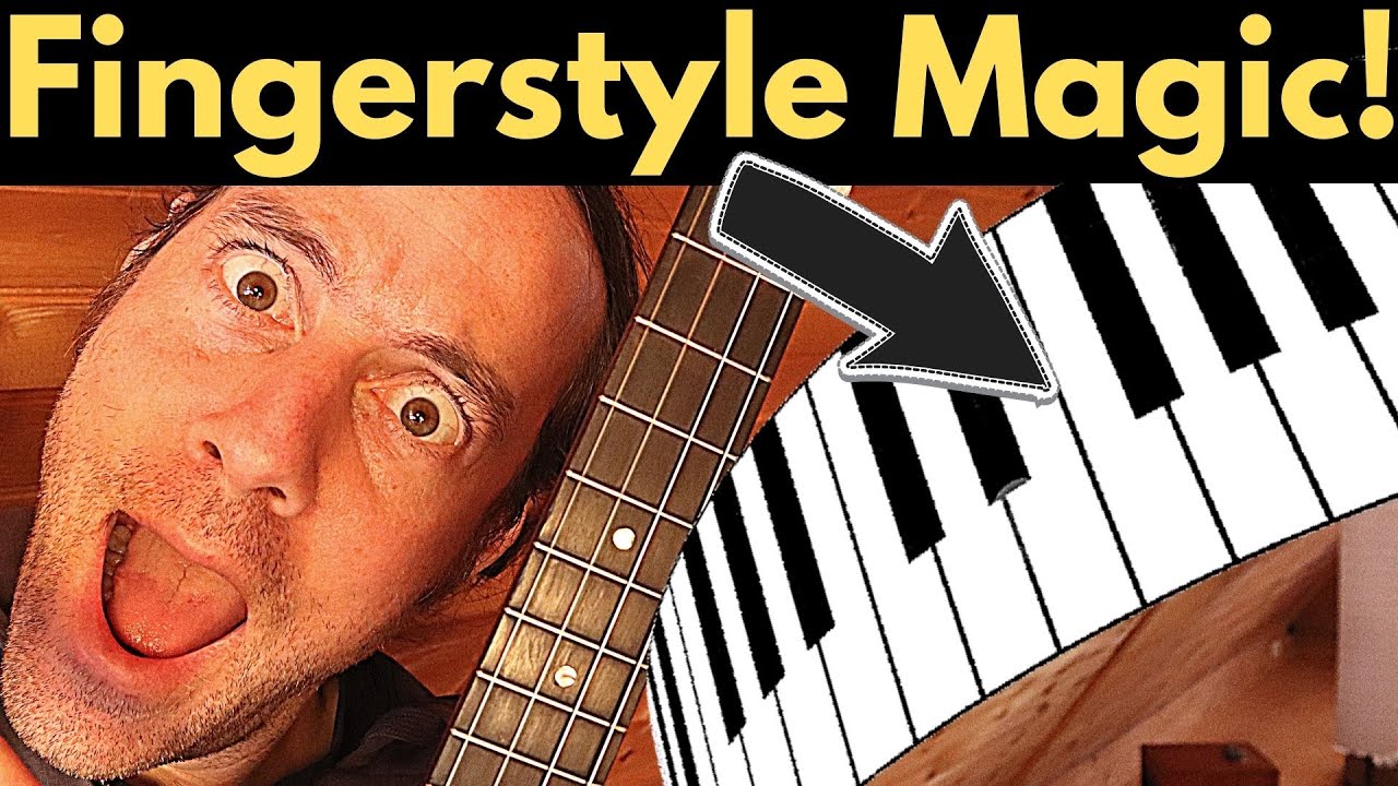 Turn your Ukulele into a Piano? Ukulele Fingerstyle Tutorial || 